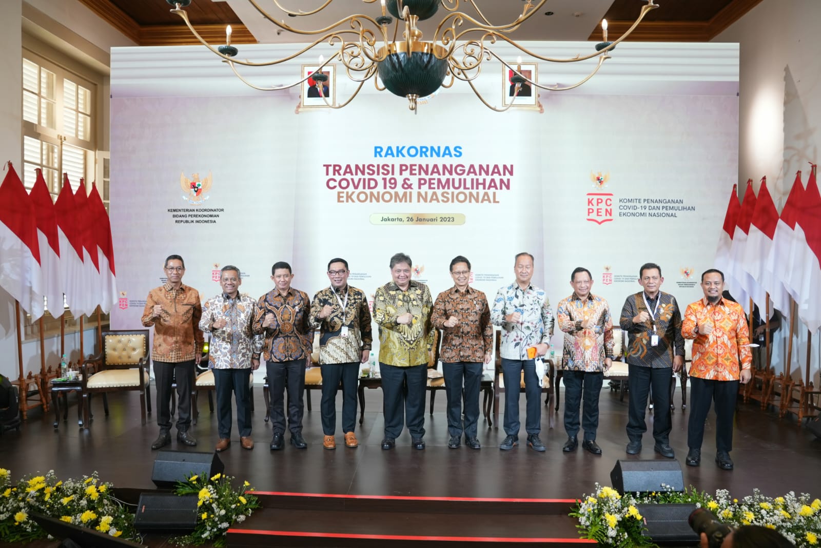 Gubernur Andi Sudirman Hadiri Langsung Rakor Transisi Penanganan Covid-19 dan Pemulihan Ekonomi Nasional 2023